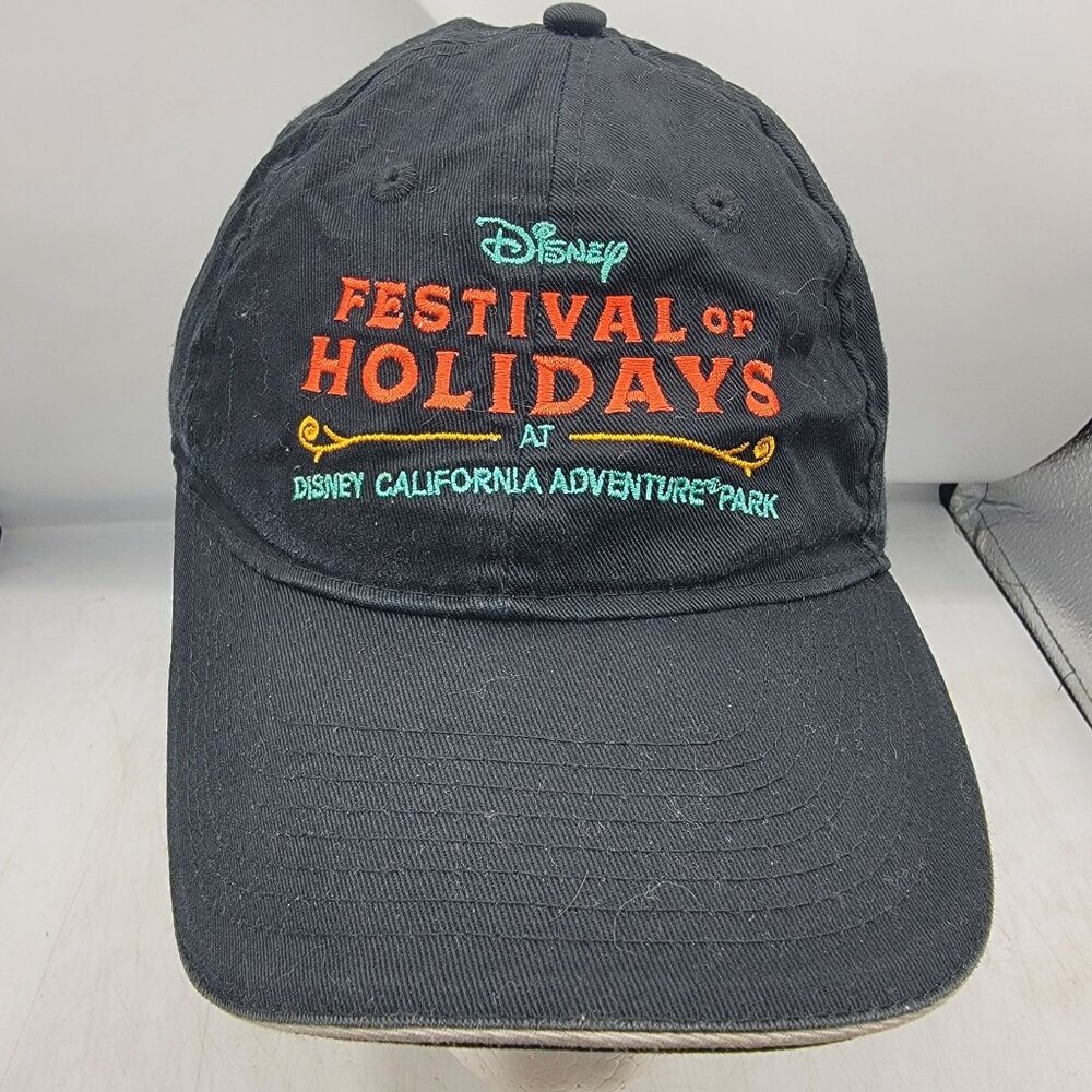 Disney California Adventure Park Festival Of Holidays Cap Hat Adjuatblae